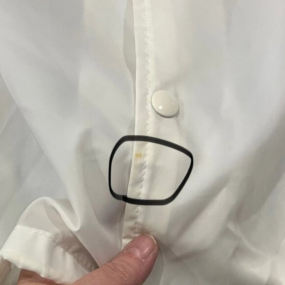 Auburn Sportswear Huntsman World Senior Games Jacket XL White USA Made Nylon - Picture 9 of 9